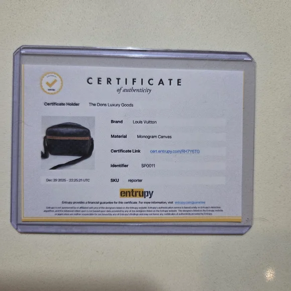 Louis Vuitton Brown Monogram Reporter Bag - Picture 9 of 9